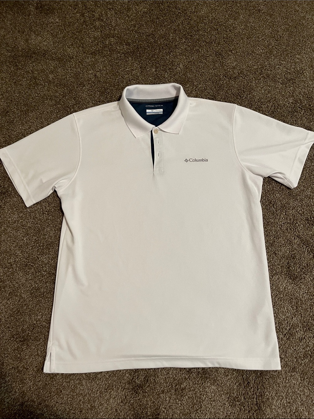 Columbia Men's White Polo